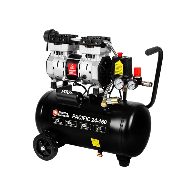 Поршневой безмасляный компрессор QUATTRO ELEMENTI PACIFIC 24-160 911-475