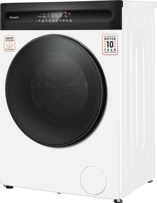 Стиральная машина Weissgauff WM 49411 Inverter Steam класс: A+++ загр.фронтальная макс.:11кг белый
