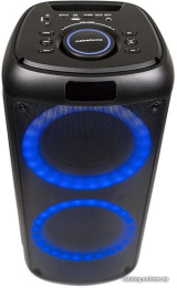 Акустическая портативная колонка Nakatomi GS-30 - 30WRMS, Караоке с беспр. микр, BTFMUSBSDLEDДУ