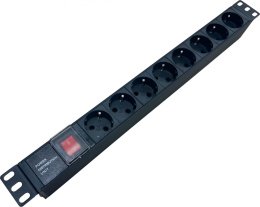 Блок распределения питания NTSS NTSS-PDU-DA1015,  горизонт.размещ.,  SchukoХ8,  Тип вход. тока 10A