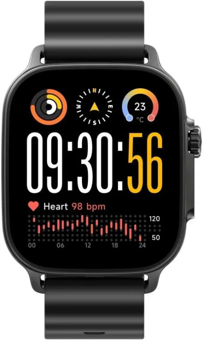Смарт-часы REALME Watch 5,  22мм,  1.97",  черный [rmw2501]