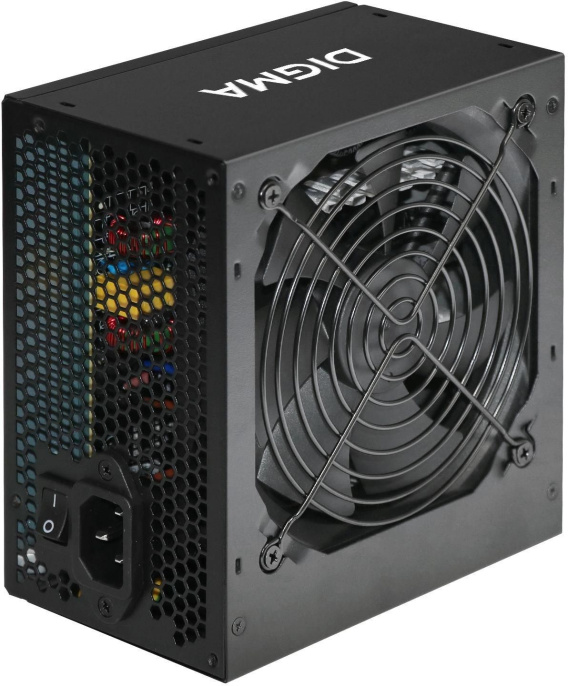 Блок питания Digma DPSU-500W,  500Вт,  120мм, черный, retail