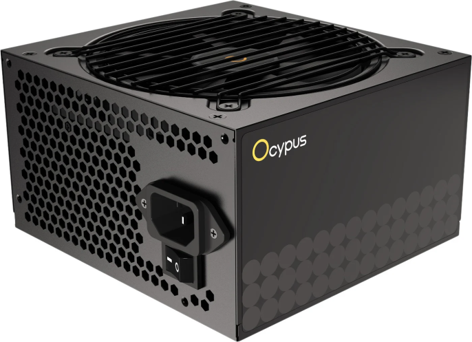 Блок питания Ocypus Gamma P550 BK 550W Gamma-P550-W1HDBK024X-EU ATX 12V V2.53, 80Plus 230V EU White КПД 85% , 3,3V-15А, 5V-15А, 12V-45.8А, -12V-0.3А, 5Vsb-2.5А, 1x24pin, 2х4+4pin, 2х6+2pin, 6хSATA, 2x4Pin Peripheral, OVP/SCP/OPP, 120mm, Hydraulic bear