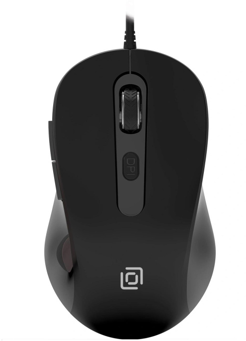 Мышь проводная Oklick 211M, оптическая, USB, 2400dpi, черный