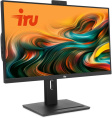 Моноблок IRU 23IM 23.8" Full HD i5 12450H (2) 16Gb SSD512Gb UHDG Windows 11 Pro GbitEth WiFi BT 90W Cam черный 1920x1080