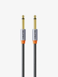 Стереофонический аудиокабель CABLETIME CF26P (CT-AM65-AG5) 5 м, 6,35 мм - Black Braided