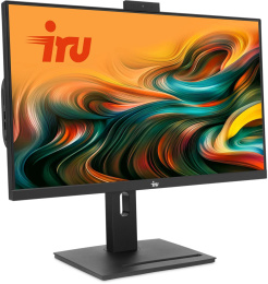 Моноблок IRU 23IM 23.8" Full HD i5 12450H (2) 16Gb SSD512Gb UHDG Windows 11 Pro GbitEth WiFi BT 90W Cam черный 1920x1080