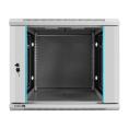 Шкаф телекоммуникационный 19" настенный 9U ExeGate EC-WM-9U.600.G.GREY (19”, 9U, 600x600x500mm (ШхГхВ), передняя дверь закаленное стекло, съемные боковые панели, пыле- и влагозащита IP23, светло-серый RAL 7035) EX298602RUS
