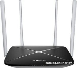 Роутер беспроводной Mercusys AC12 AC1200 10/100BASE-TX черный
