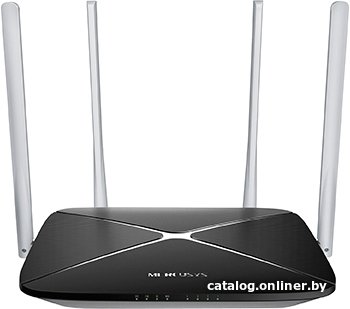 Роутер беспроводной Mercusys AC12 AC1200 10/100BASE-TX черный