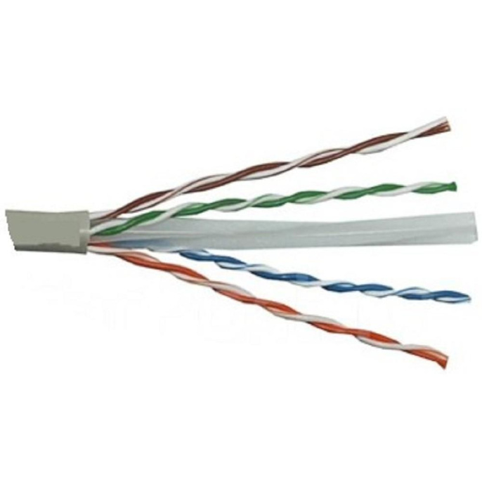 Кабель ExeGate UTP4-C6-CCA-S23-IN-PVC-GY-305 UTP 4 пары кат.6 CCA, 23AWG, бухта 305м, серый PVC EX186134RUS