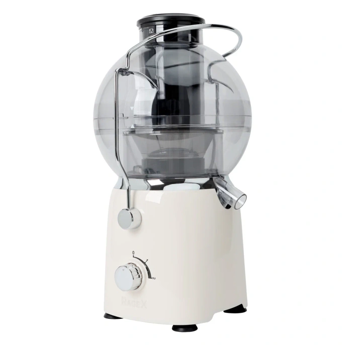 Электрическая соковыжималка RAGEX R1901-112, 2 скорости, 1.2 литра, 1400 Вт, парное молоко