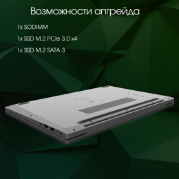 Ноутбук Digma Pro Breve S Core i3 1005G1 8Gb SSD512Gb Intel UHD Graphics 15.6" IPS FHD (1920x1080) Windows 11 Pro dk.grey WiFi BT Cam 4500mAh (DN15P3-8DXW02)