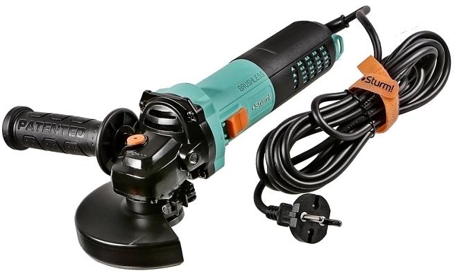 Углошлифовальная машина Sturm! AG9012BE 1300Вт 11000об/мин рез.шпин.:M14 d 125мм