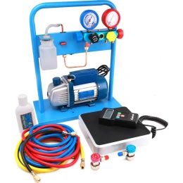 Комплект для заправки кондиционеров ОДА Сервис compact с функцией заправки масла AC-3014