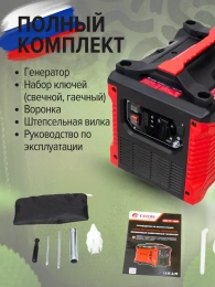 Edon PRO PT-1200 Бензиновый инверторный генератор 53,5см3; 1200/1000Вт; 4,5/0,25л 40520