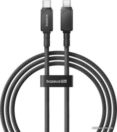 Кабель Baseus Unbreakable Series Fast Charging, USB-C - USB-C, 100 Вт, 1 м, черный P10355800111-00