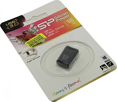 Silicon Power USB Drive 16Gb Jewel J06 SP016GBUF3J06V1D {USB3.0, Black}