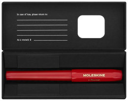 Ручка шариков. Moleskine Kaweco KAWBALLPENRED красный d 1мм син. черн. подар.кор.