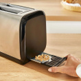 Тостер Tefal Express Metal TT5S1DE0,  серебристый/черный [7211419524]