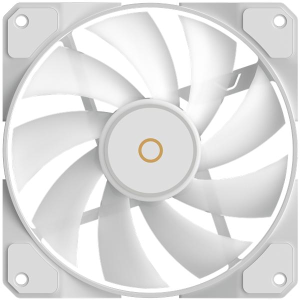 Вентилятор для корпуса Ocypus Beta F12 WH ARGB, 120x120x25mm, 4-PIN PWM, 800-1600 RPM, 29 DBA MAX, HYDRO BEARING
