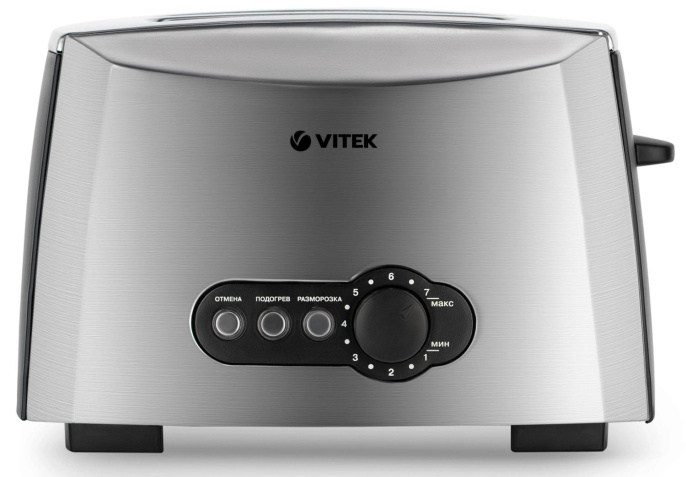 Тостер Vitek VT-7162,  серый