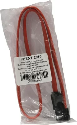 Orient C910 SerialATA Cable 50см Г-образный коннектор