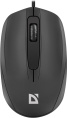 Мышь проводная Defender Alpha MB-507, оптическая, USB, 1000dpi, черный [52507]