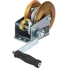 Лебедка СЕРВИС КЛЮЧ 0.8 т, барабанная, шестеренная, 6.7 м 75066