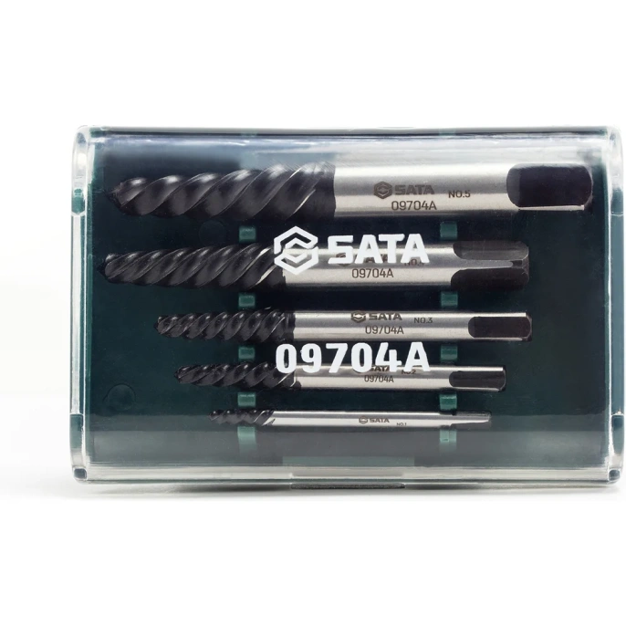 Экстракторы SATA набор 5пр. (извлекаемый инструмент 3.3-11.2 мм) 09704A