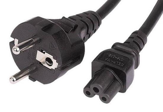 Кабель питания Buro BU-PCAB-1.8-3PIN,  IEC C5 (3-pin) -  Евровилка,  1.8м