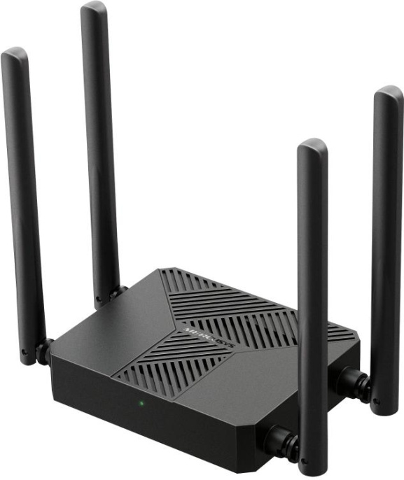 Wi-Fi роутер MERCUSYS MR62X,  Wi-Fi 6,  AX1500,  2.4/5ГГц, 2 LAN,  черный