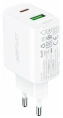 Зарядное устройство ACEFAST A25 PD20W USB-C+USB-A dual port charger EU - White AF-A25-WH