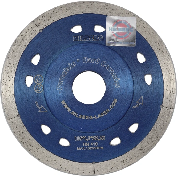 Диск алмазный отрезной Hilberg 115х22.23 Extra Thin 1.1 мм HM410
