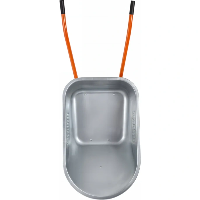 Строительная двухколесная тачка Gigant 110л, 200 кг, литые ПУ колеса GX-03