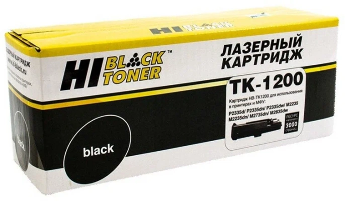 Тонер универсальный Hi-Black для Kyocera TK-серии до 35 ppm, чёрный 900 гр.