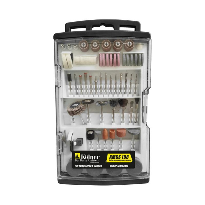 Набор насадок Kolner KMGS 198 КН198КМГС граверы