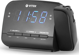 Радиобудильник Vitek VT-6611, черный