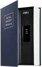 Сейф-книга Deli ET647 240x155x55мм механический