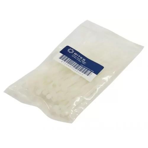 5bites CV-100WH Стяжка нейлон. , Ш2.5мм., Д100мм., 100шт