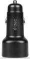 Автомобильное зарядное устройство TTEC SmartCharger Duo PD 48W Car Fast Charger USB-C+USB-A с кабелем USB-C-USB-C 3A. Цвет: черный