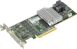 Контроллер Supermicro AOC-S3108L-H8IR-16DD 8-port/12Gb/s/16 SATA/SAS drives/RAID 0/1/5/6/10/50/60 /2GB DDR3 on-card cache/SFF-8643 MiniSAS HD