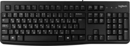 Клавиатура Logitech K120 Black 920-002522 USB офисная для ПК, интерфейс подключения - USB, цвет черный