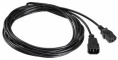 Кабель-удлинитель питания Buro AN23-1008-5,  IEC C13 -  IEC C14,  5м,  черный