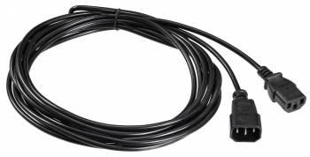 Кабель-удлинитель питания Buro AN23-1008-5,  IEC C13 -  IEC C14,  5м,  черный