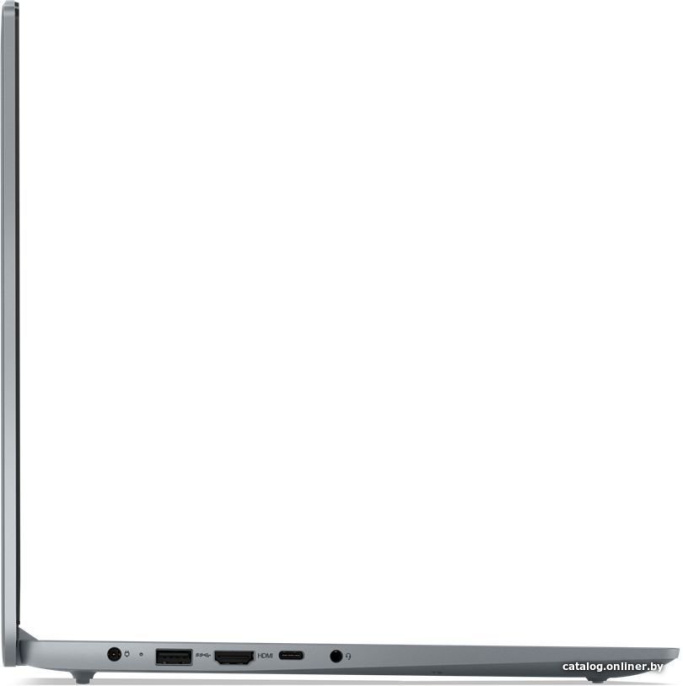 Ноутбук Lenovo IdeaPad Slim 3 15AMN8 82XQ00MBPS 15.6" 1920x1080, IPS, 60 Гц, AMD Ryzen 3 7320U, 8 ГБ LPDDR5, SSD 512 ГБ, без ОС, цвет крышки серый, аккумулятор 47 Вт·ч