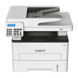 Многофункциональное устройство МФУ Sindoh M500 Ч/Б, принтер/копир/сканер/факс, А4, 34 стр/мин, 2400x600 dpi, Сканер цвет А4 до 23 стр/мин. CPU 1ГГц, 2 Ядра, 512 Мб, Ethernet, USB, Wi-Fi. ADF 50 листов. Старт. тонер на 700 отп.