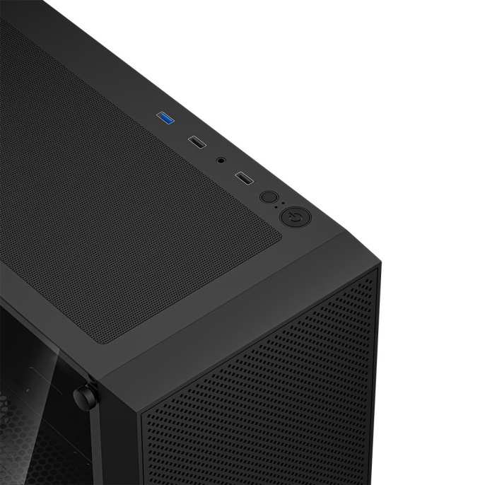 Корпус PCCooler C3B310 BK, Mini-Tower, TG, Mesh, no fans, 2xUSB-A 2.0 + 1xUSB-A 3.0, mATX, mITX Black