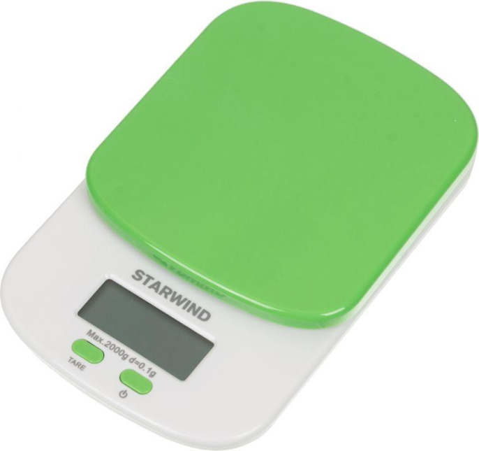 Весы кухонные STARWIND SSK2155,  зеленый