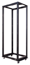 Стойка двухрамная Lanmaster (TWT-RACK2-42U-ADJ) 42U 480ммX560мм 1000кг черный